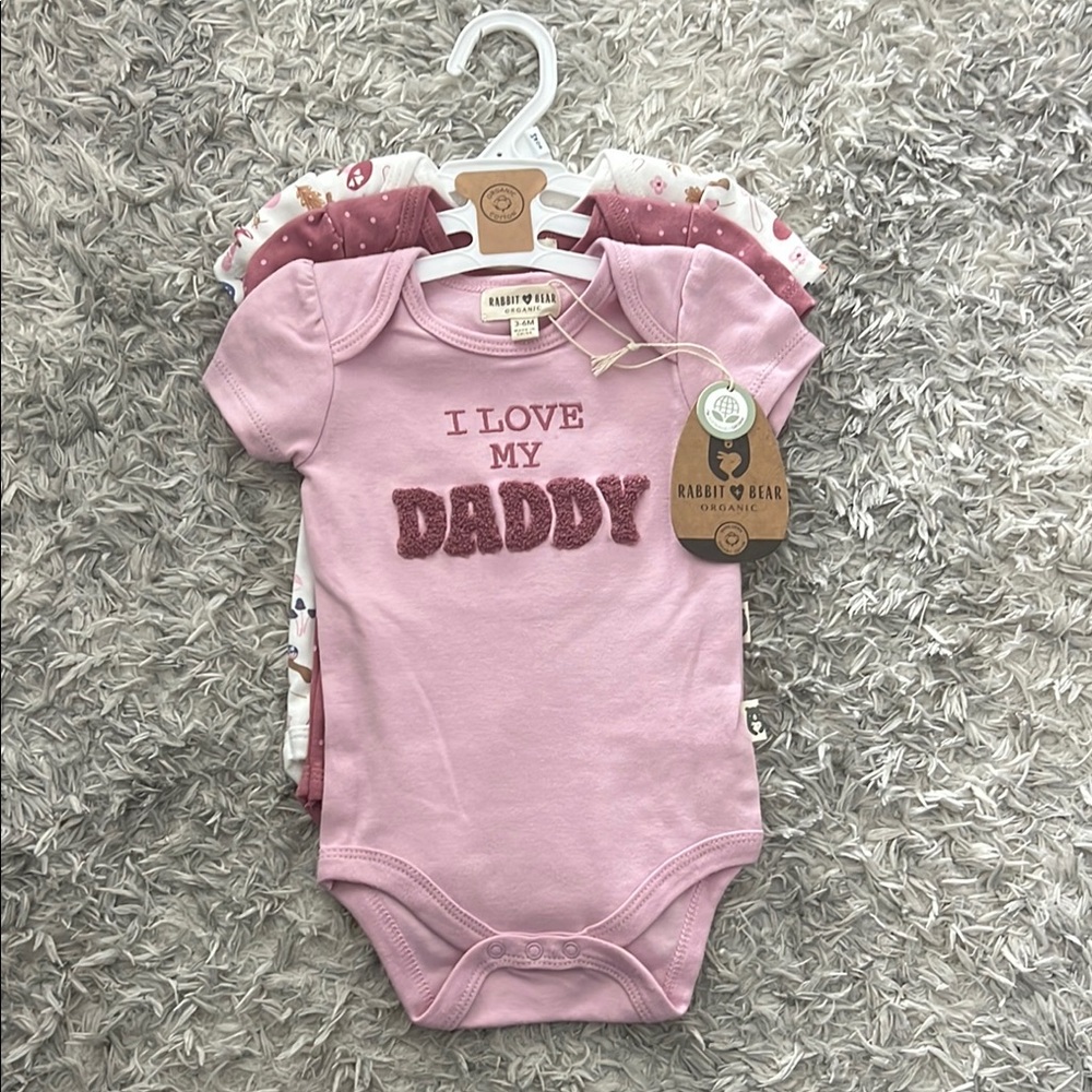 Pink Baby Onesie Set